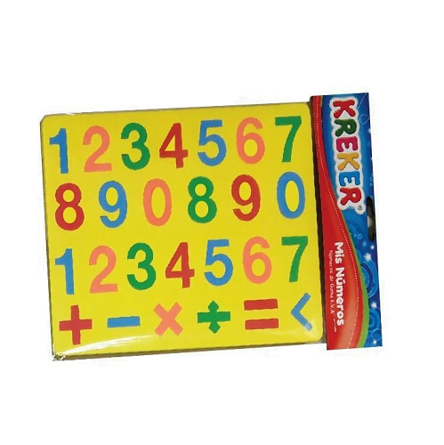 FORMITA GOMA EVA MI NUMEROS ART 345