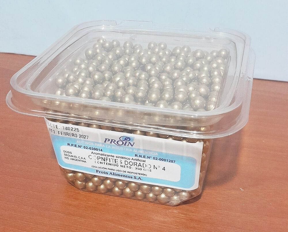 CONFITE DORADO MEDIANO PROIN x350gr