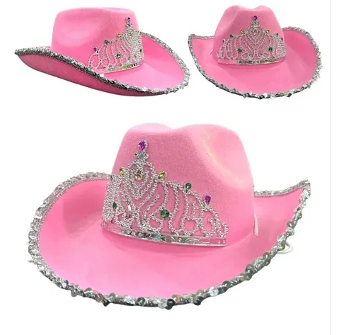 SOMBRERO COWBOY ROSA TOMORRO GO164