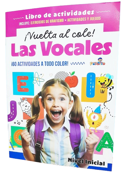 LIBRO APOYO ESCOLAR VOCALES