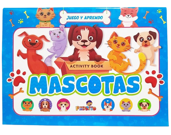 LIBRO DE COLOREAR MASCOTAS