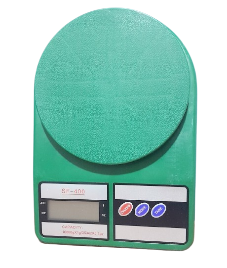 BALANZA DE COCINA  10 kg SF-400 VERDE