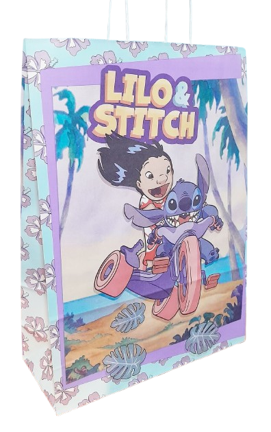 BOLSA C/CORDON 30x41 LILO STICH
