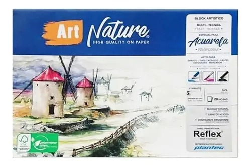 BLOCK DIBUJO A4 MULTI 300GR X20H 89792