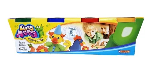 JUGUETE MASAS DURAVIT X4 POTES
