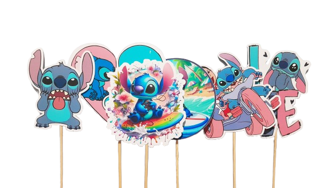 CAKE TOPPER PERSONAJES STITCH