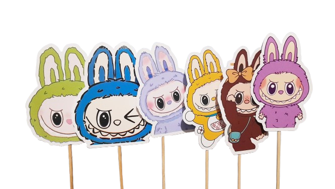 CAKE TOPPER PERSONAJES LABUBU