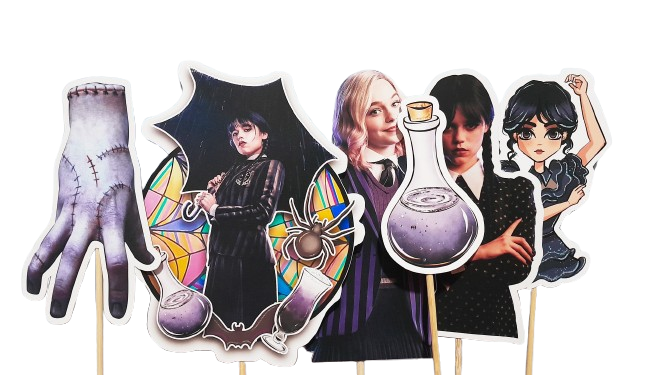 CAKE TOPPER PERSONAJES MERLINA