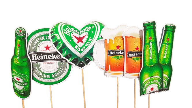 CAKE TOPPER PERSONAJES HEINEKEN