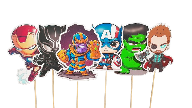 CAKE TOPPER PERSONAJES VENGADORES