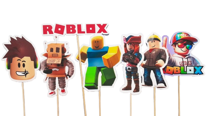 CAKE TOPPER PERSONAJES ROBLOX