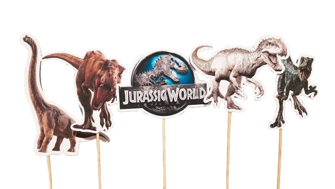 CAKE TOPPER PERSONAJES JURASSIC WORLD