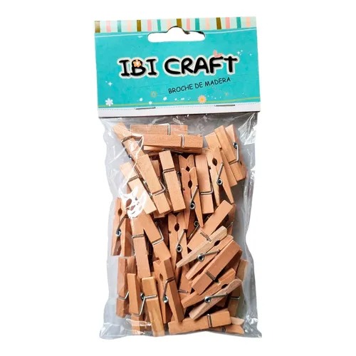 BROCHE MADERA NATURAL 35mm x50 IBICRAFT
