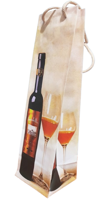 BOLSA C/CORDON 33x10 BOTELLA PLASTICO