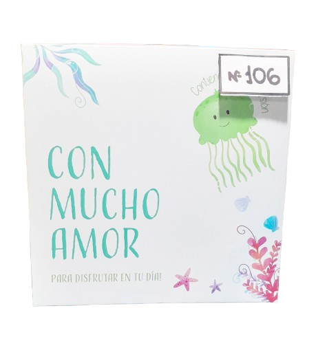 CAJA 106 DE TORTA 20x20x10 DIVER.AMOR MA