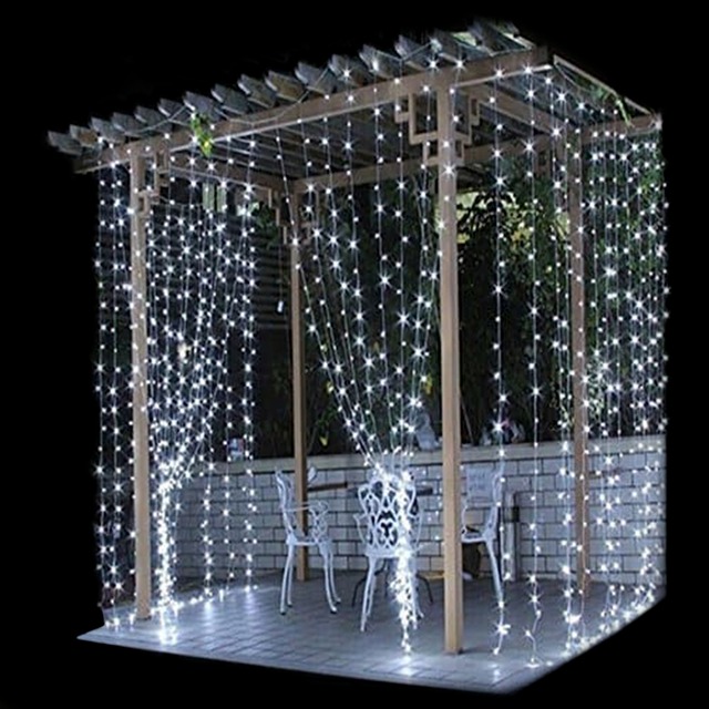 LUCES CORTINA LED 240 3x2 FRIA