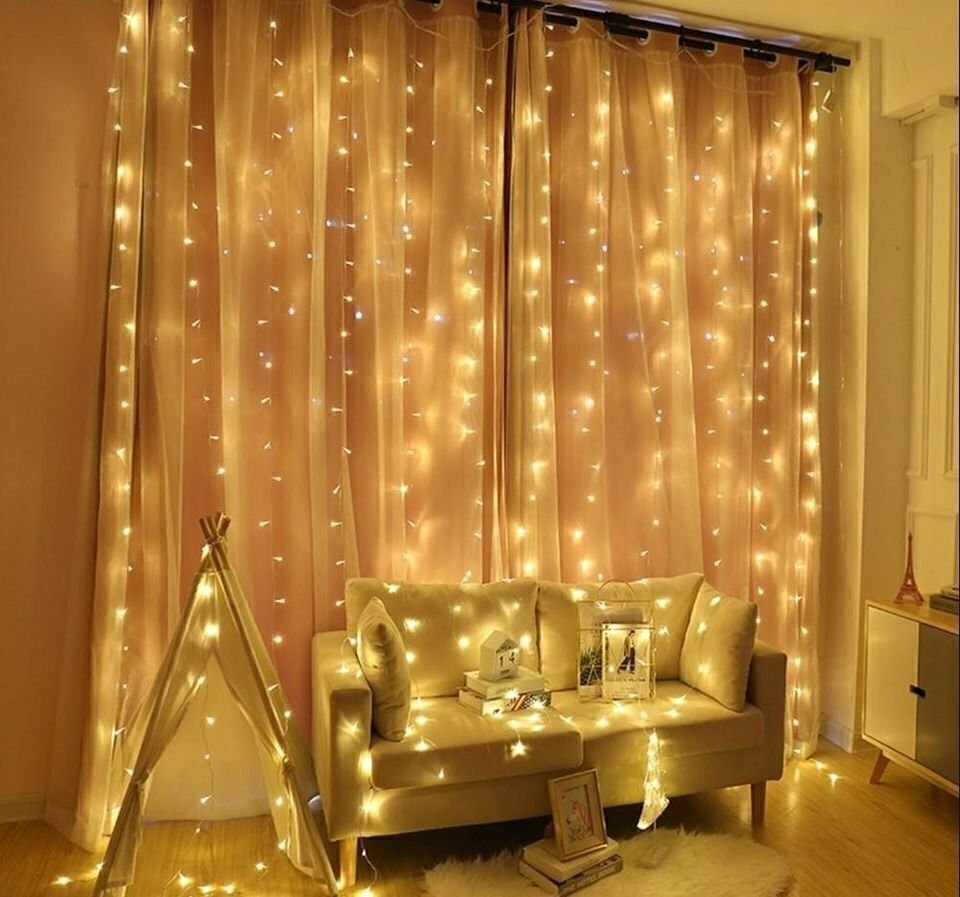 LUCES CORTINA LED 240 3x2 CALIDA