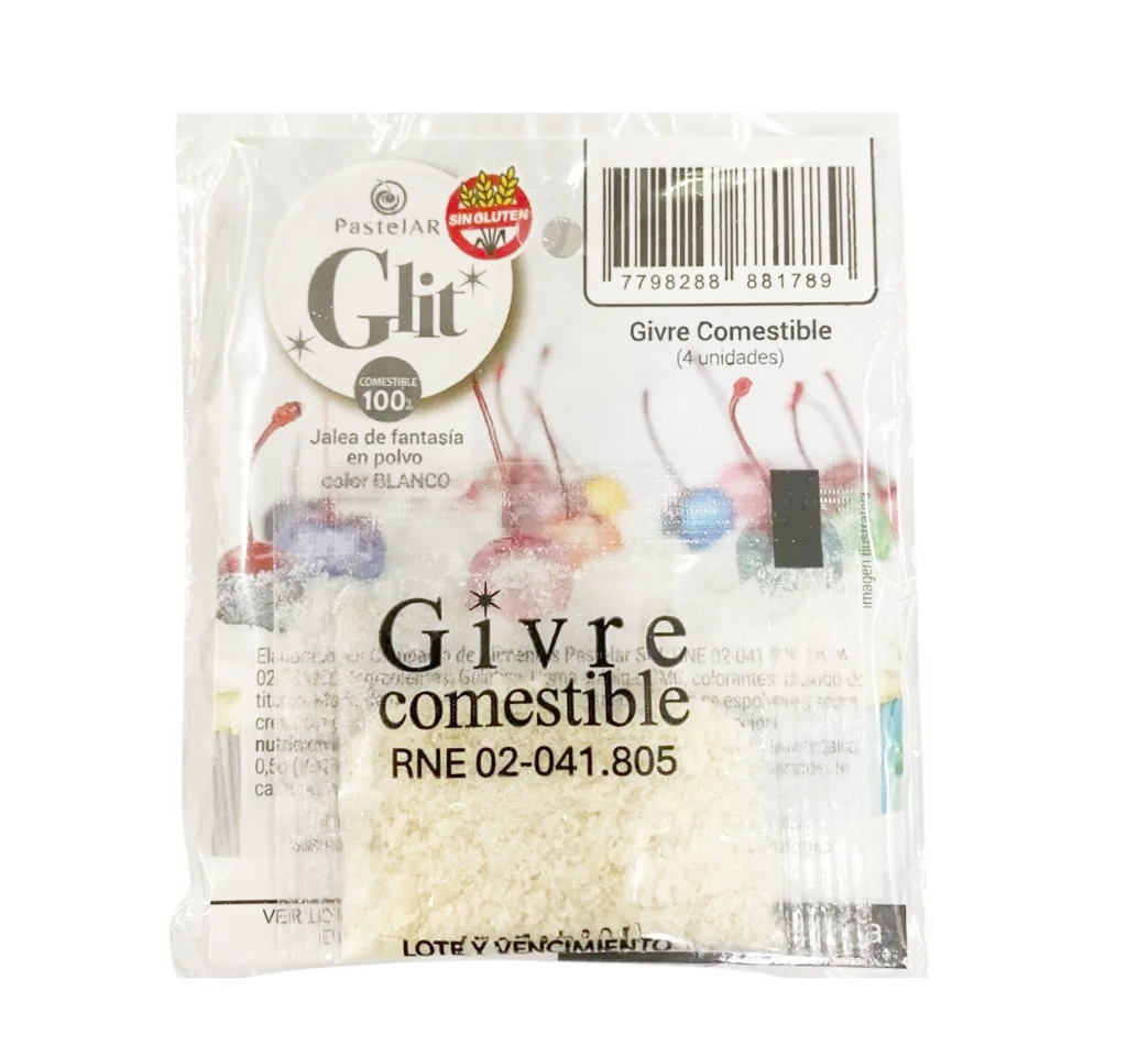 BRILLANTINA COMESTIBLE BLANCO x 4 WEB