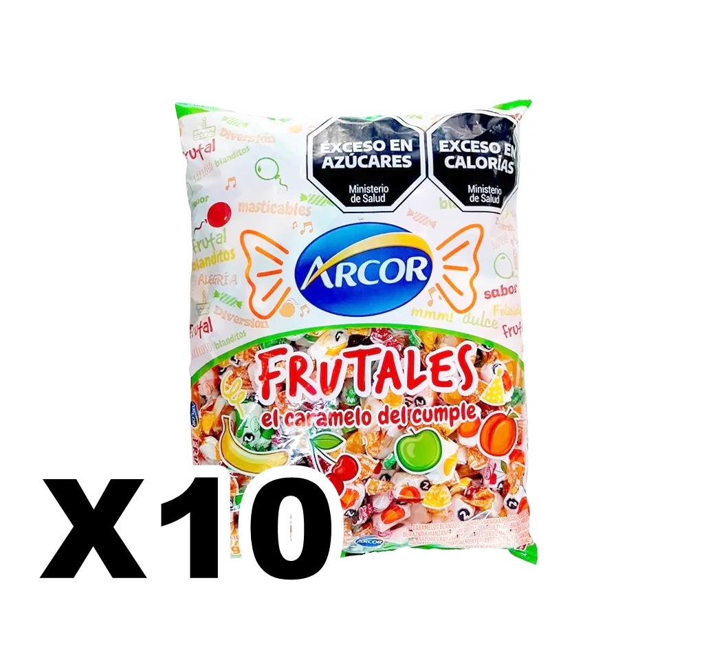 CARAMELO MASTICABLE FRUTAL ARCOR800grx10