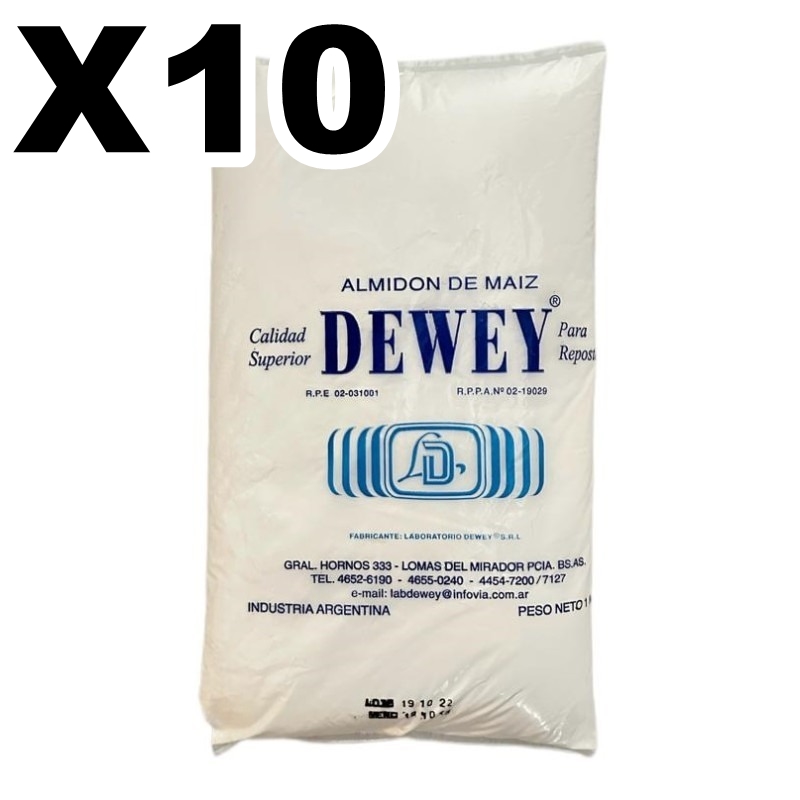 FECULA DE MAIZ DEWEY x 10 kg(10 x1kg)