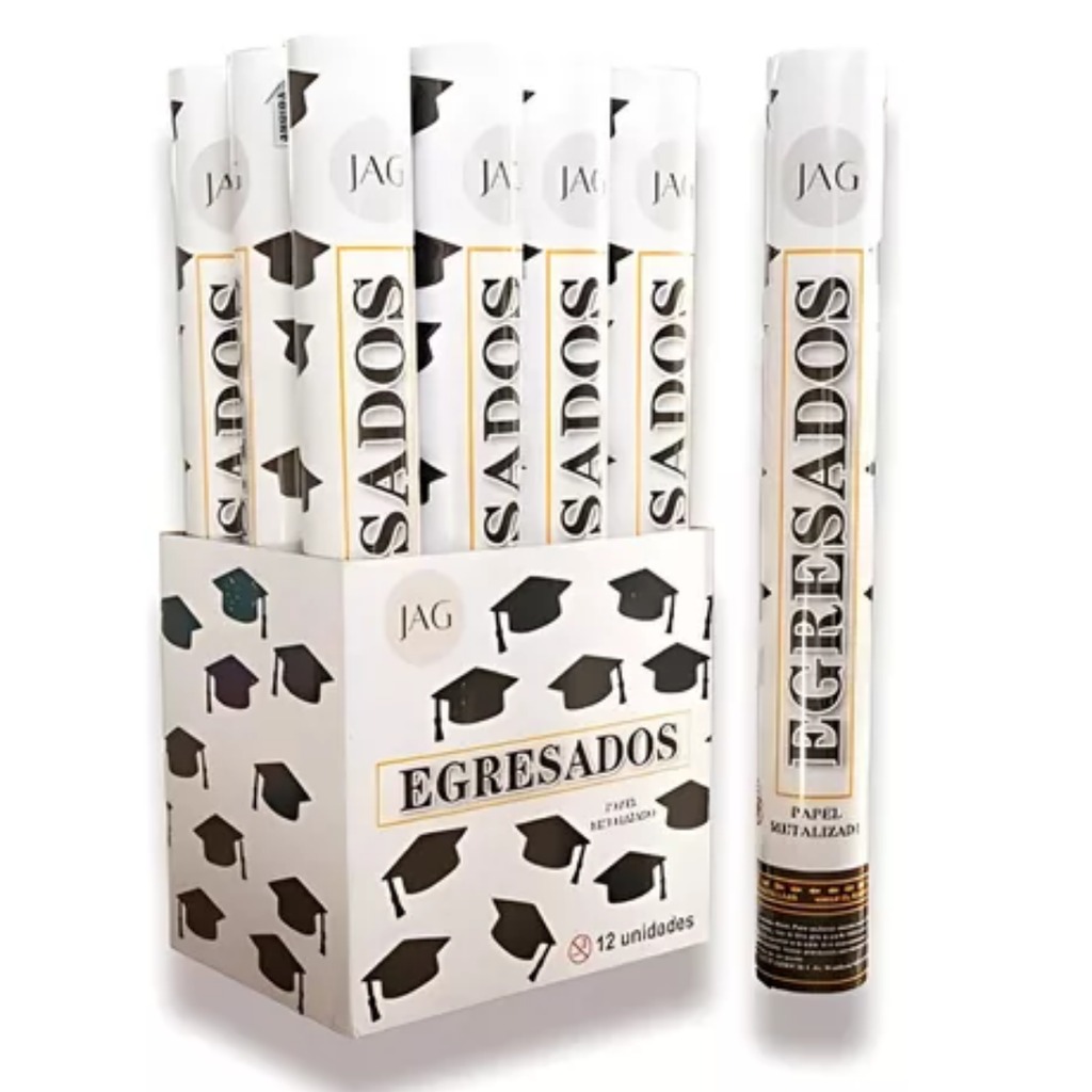 LANZAPAPEL 40 CM EGRESADOS