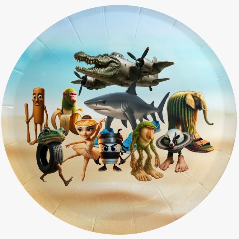 LINEA BRAINROT PLATO G.M x8