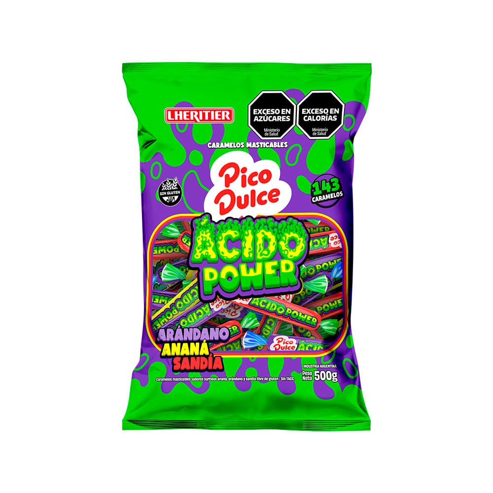 CARAMELO MASTICAB PICO DULCE ACIDO x500g