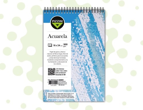 BLOCK DIBUJO 16X24 300GR 12HS ESP PEACUA