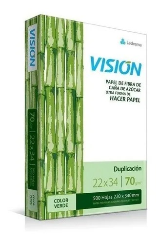 RESMA  70gr OFICIO 220x340 VERDE