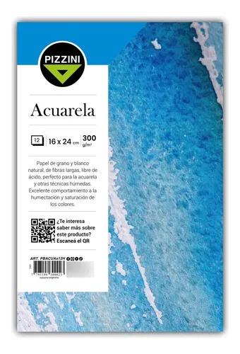 BLOCK DIBUJO 16X24 300GR 12HS EMB PBACUA
