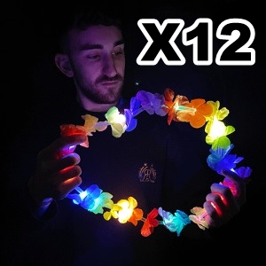 COLLAR HAWAIANO LUMINOSO x12 WEB