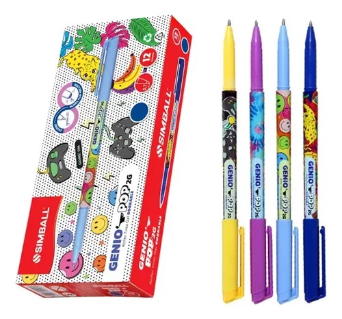 BOLIGRAFO BORRABLE SP 2G POP X12 CAJA