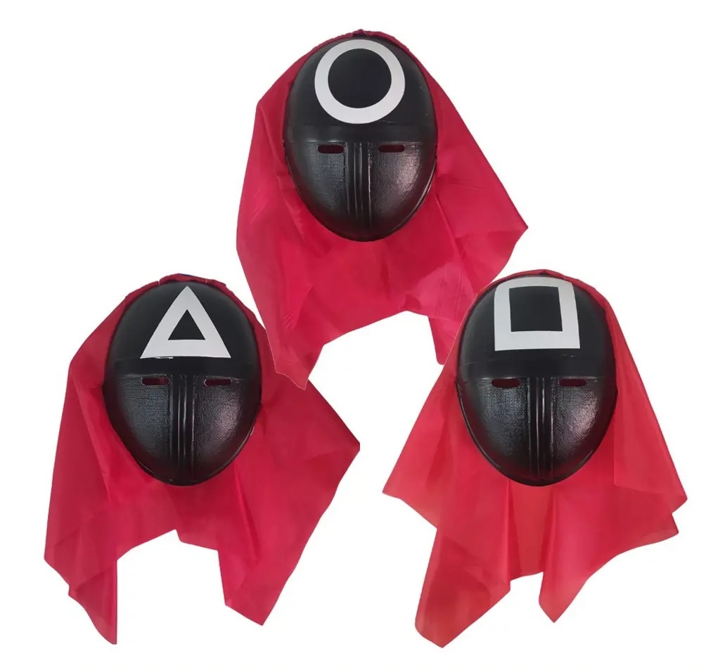 CARETA CON TELA JUEGO DEL CALAMAR