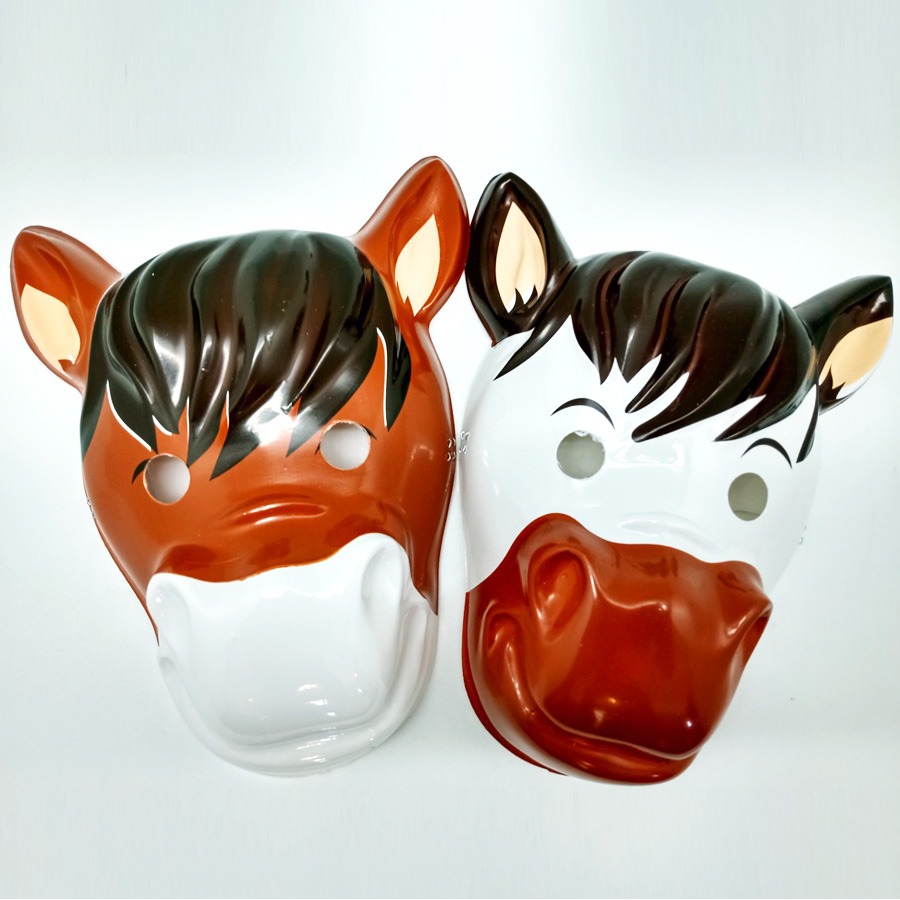 CARETA PLASTICA ANIMAL CABALLO 2