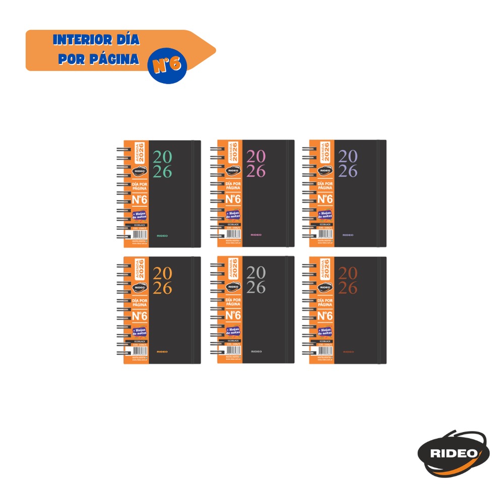 AGENDA Nº6 SEMANAL ECOBLACK