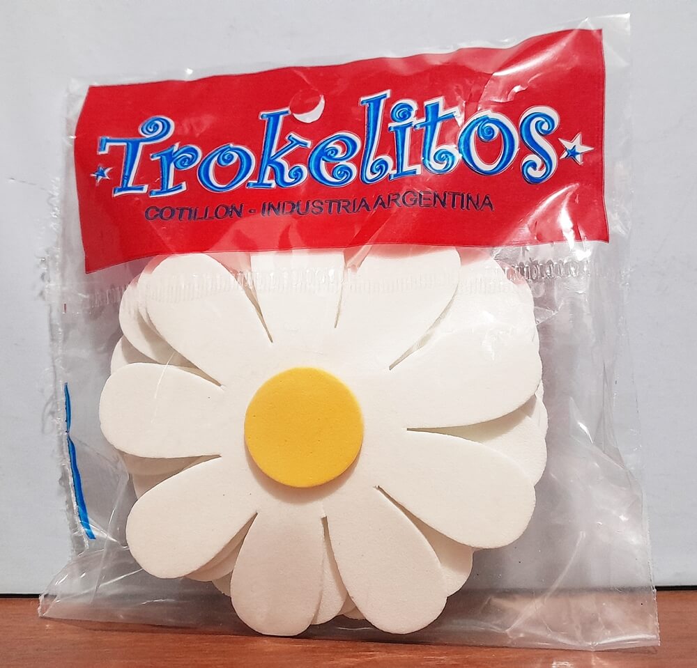 FORMITA GOMA EVA TROKELITOS FLOR X8 MARG