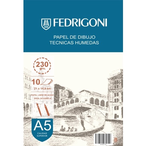 BLOCK DIBUJO A5 X10HJS X230GR FRED640976