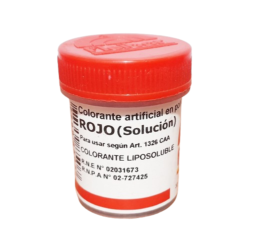COLORANTE LIPOSOLUBLE FLEIBOR ROJO