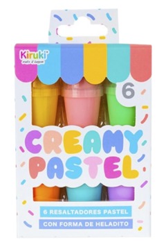 RESALTADOR PASTEL X6 HELADO