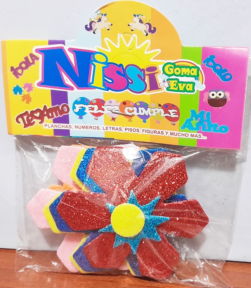 FORMITA GOMA EVA NISSI FLOR GIBRE X5APLI