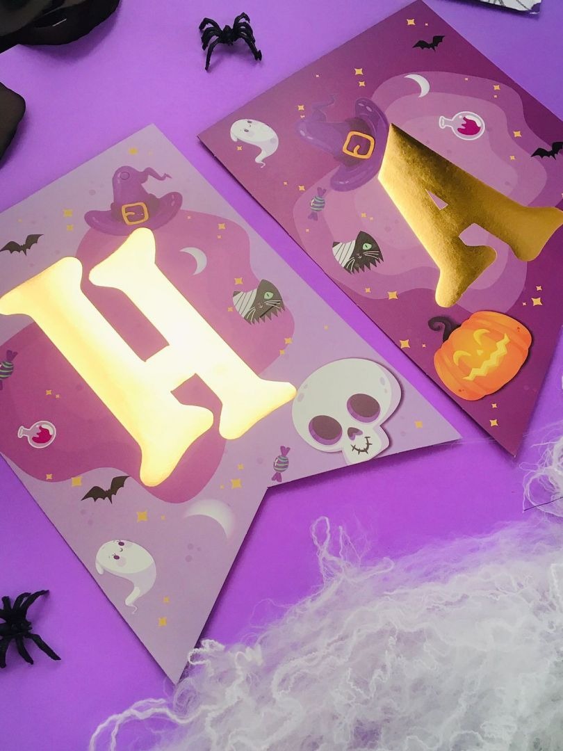 BANDERIN HALLOWEN G.MUNDO XL 0064