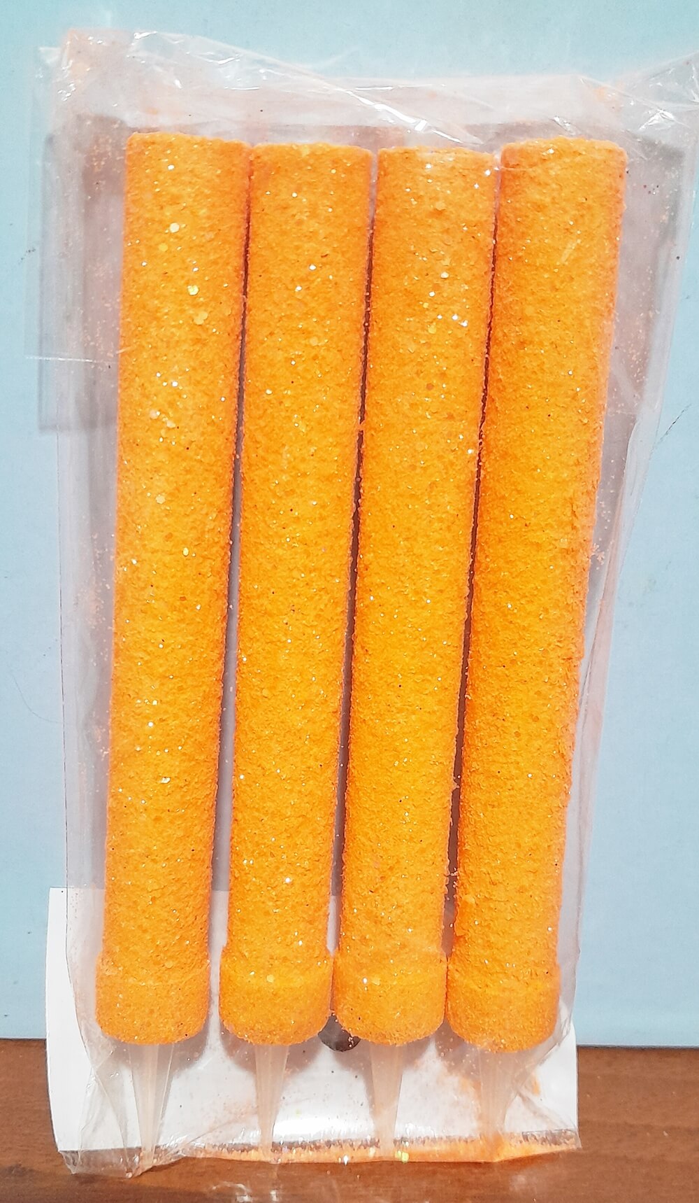 VELA BENGALA x 4 GIBRE NEON NARANJA