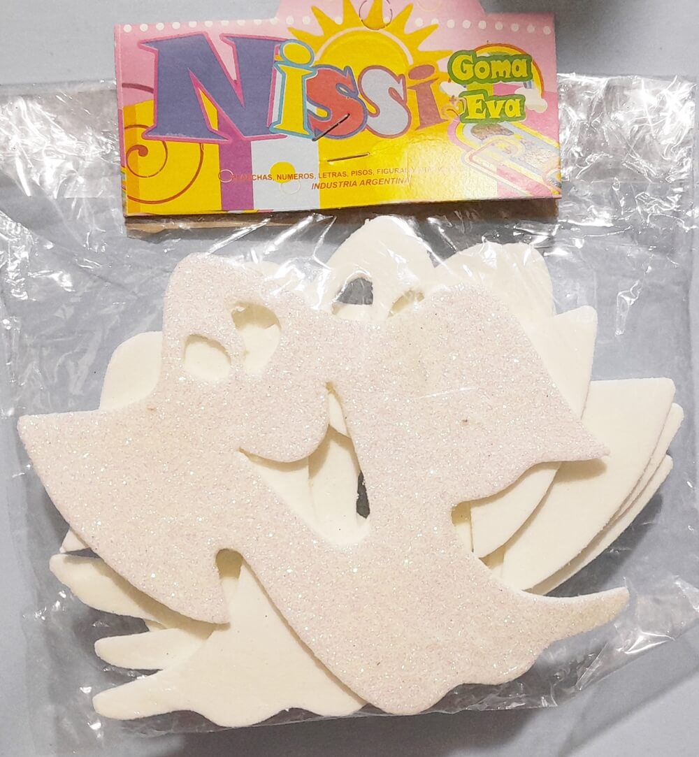 FORMITA GOMA EVA HALLOWEN FANTASMAx5