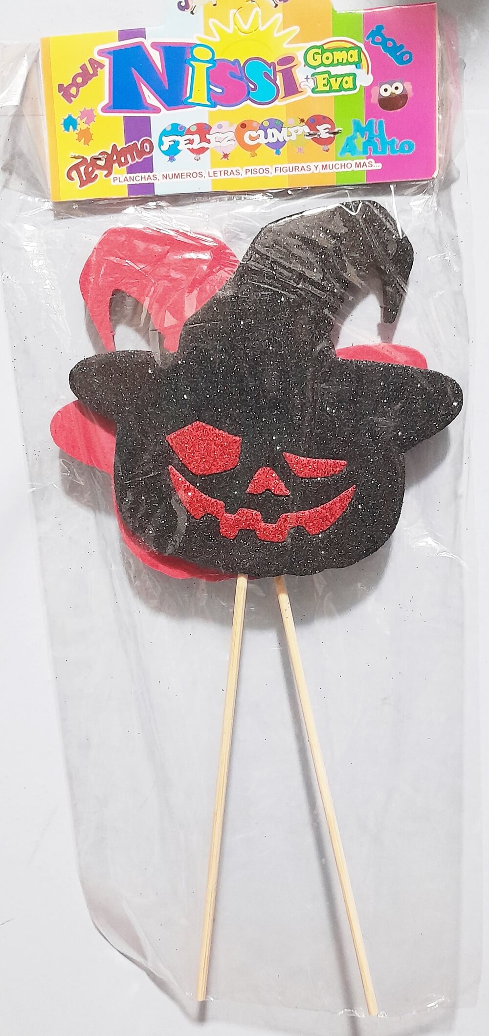 FORMITA GOMA EVA HALLOWEN CALABAZA X2PIN