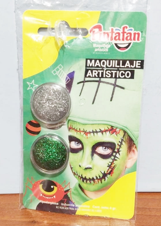 MAQUILLAJE PINTAFAN GLITER x2 FRANKESTE