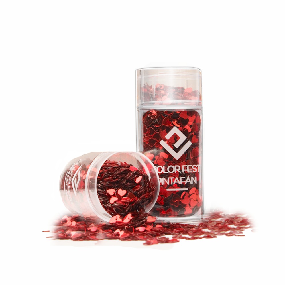 MAQUILLAJE PINTAFAN FORMA CORAZON ROJO