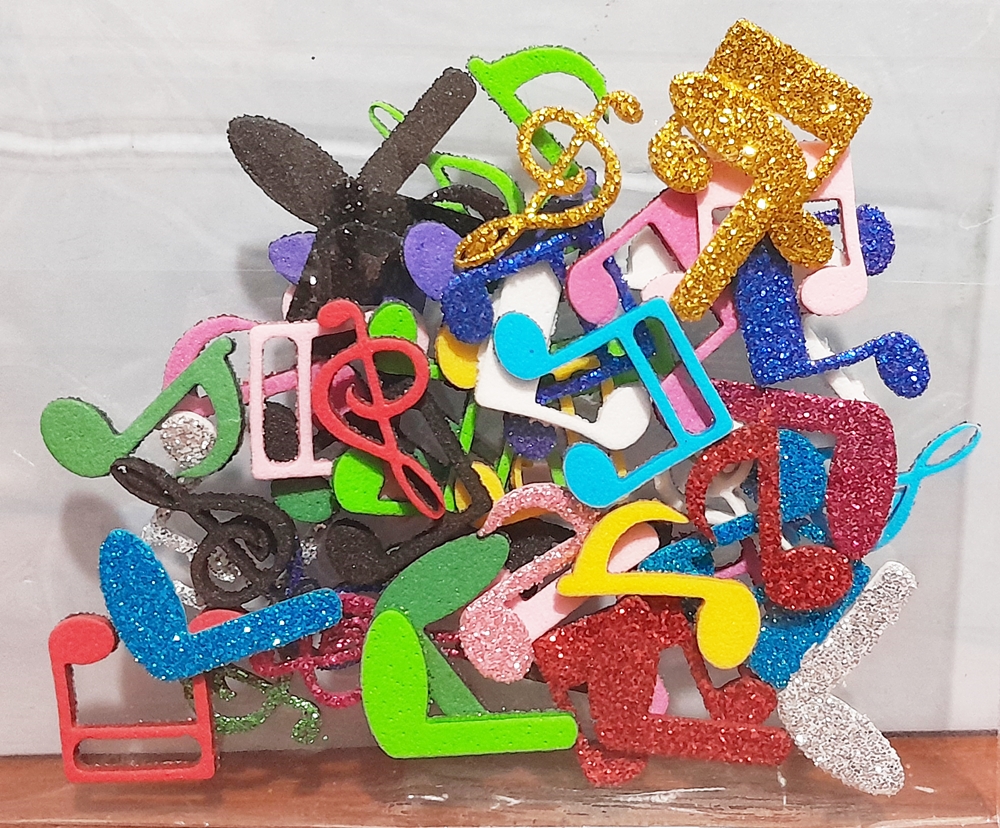 FORMITA GOMA EVA DIJE NOTAS MUSICAL X50