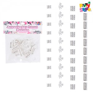 ACCESORIOS PARA TRENZAS P.STORE PLATA