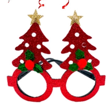 ANTEOJO NAVIDAD PINO ESTRELLA DORADA