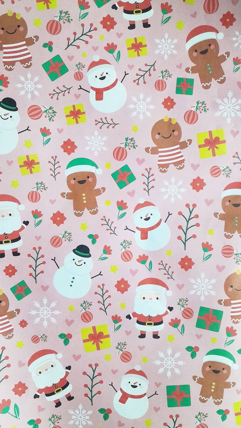 PAPEL AFICHE FSIA NAVIDAD CARPEL ROSA